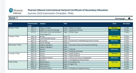 You can view the <b>timetable</b> by week or by syllabus. . Edexcel igcse exam timetable 2023 may